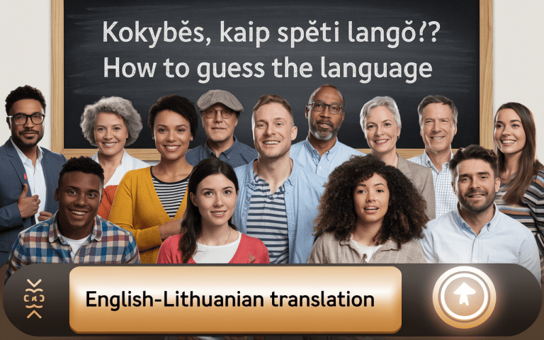 Translate English to Lithuanian: Quick & Easy Guide