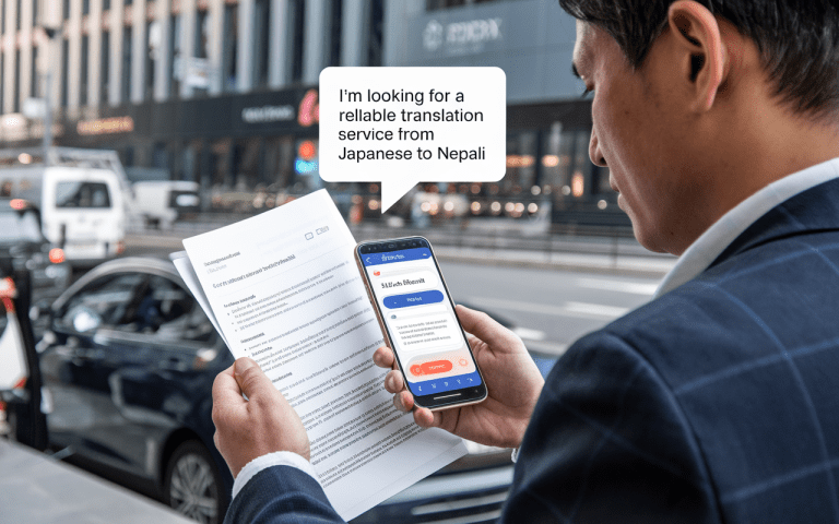日本語からネパール語への翻訳 | 信頼できる通訳サービス