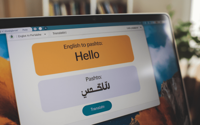 Translate English to Pashto: Easy Online Tools