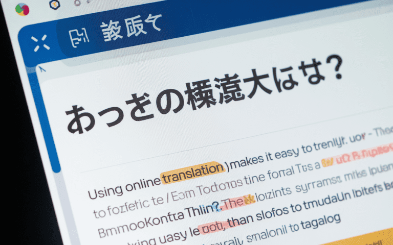 日本語からタガログ語へ – オンライン翻訳ガイド