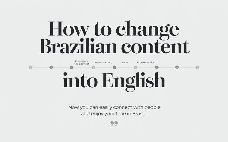 Convert Brazil to English Language: Easy Guide